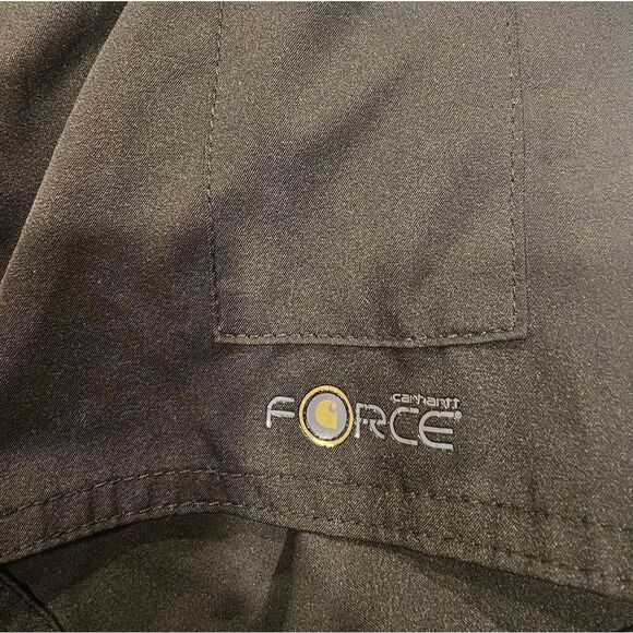 CARHARTT Women's Black Multi-Pocket V-Neck Scrub Top - Size Medium - Picture 6 of 8